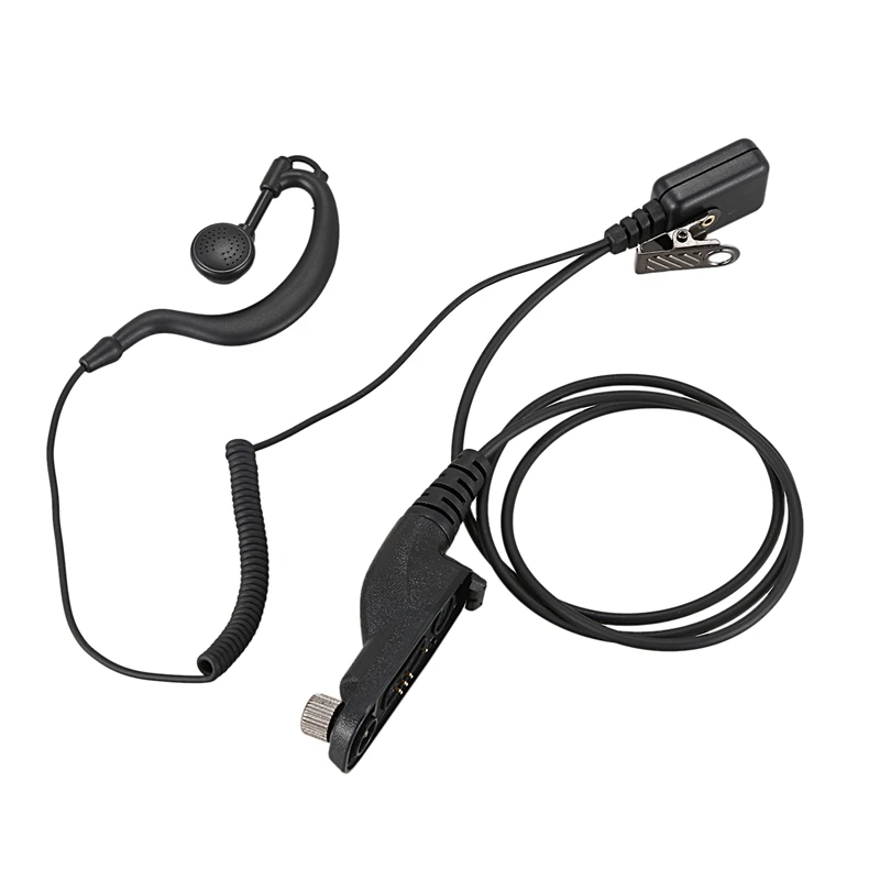 ABKK G Shape Earpiece Headset with Ptt Mic for Motorola Xpr 6000 Xpr6500 Xpr6550 Xpr 7000 Xpr