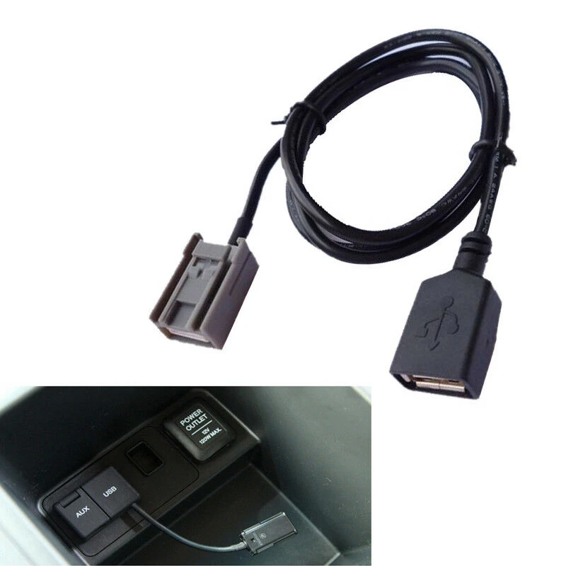 Автомобильный Aux USB кабель адаптер женский порт удлинитель для Honda Civic Jazz CR-V Accord стерео MP3 интерфейс автомобильные аксессуары