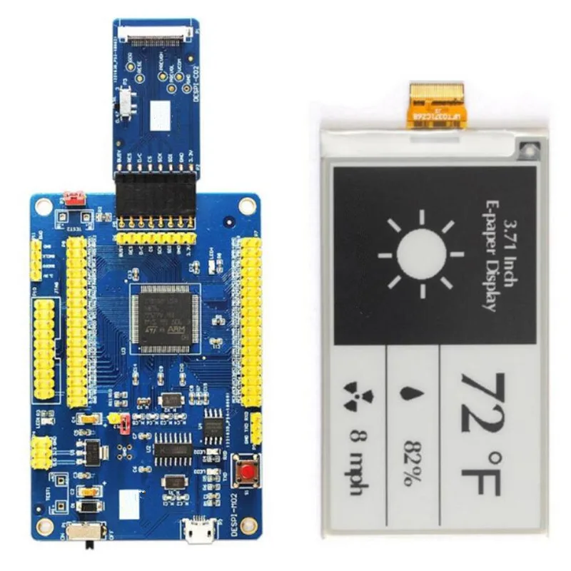 3,71 дюймов E-Ink Белый Черный Цвет E-бумажный дисплей 416*240 24 pin порт SPI смарт-карты полка эикеточная дома Применение