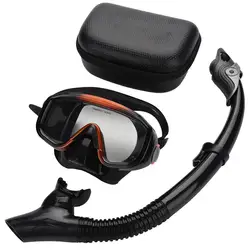 Anti-fog Scuba Mask Set Diving Mask Underwater Swimming Silicone Mask+Breathing Tube Set Snorkeling Swimming Equipment