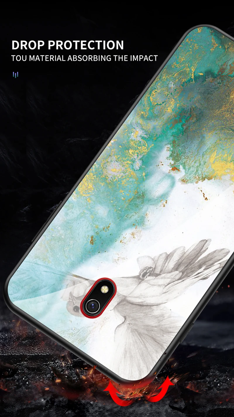 Мрамор закаленное Стекло для Xiaomi mi A3 8 9 se Lite CC9 CC9E 9T Защитная крышка для реди mi Note 8 iPhone 7 6 Plus 5 iPad Pro 6A 7A 8A K20 Pro F1