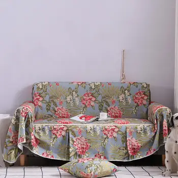 

TUTUBIRD-Floral Sofa Cover Stretch Fabric Anti-Slip Flexible Sofa Covers for Single/Love Seat Corner Sofa
