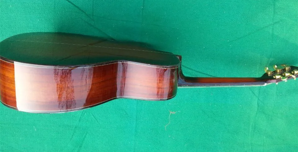 New+ Factory+ KOA body acoustic guitar Chaylor KOA electric acoustic guitar Free Shipping Sunset finish KOA acoustic