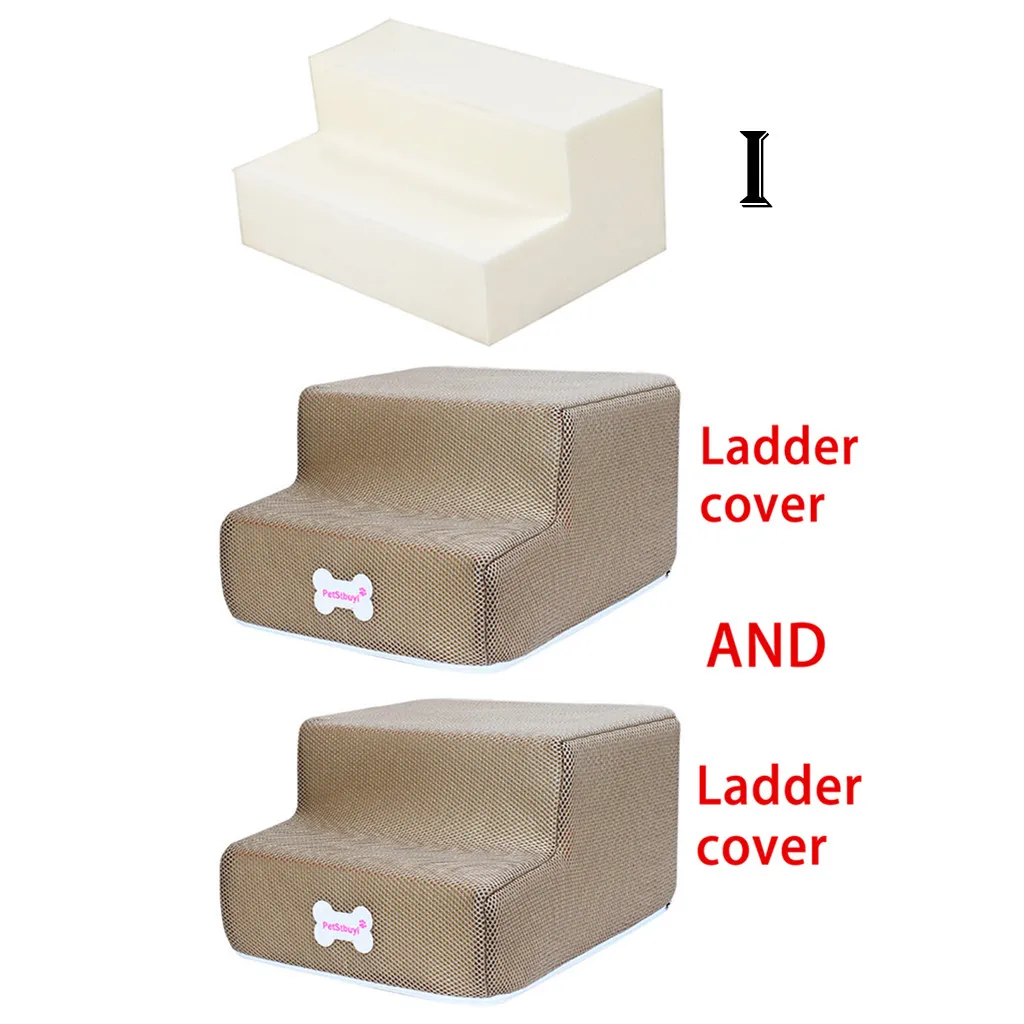 Doggy Steps Нескользящая 2 ступеньки для домашних животных, вмещает до 70 фунтов 2 ступеньки сетка для домашних животных нескользящая Нижняя лестница и лестница с покрытием комбинация