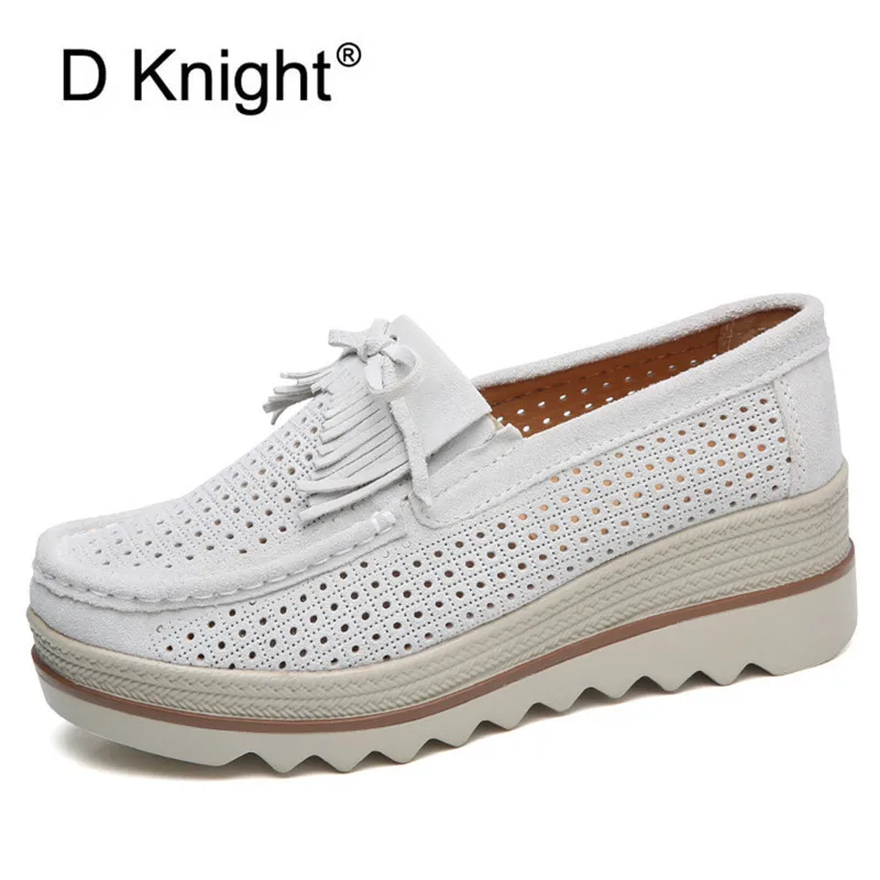 Spring Summer Women Pumps Soft Outsole Black Platform Work Shoes Woman Plus Size Female Wedges Single High Heels Pumps Shoes New