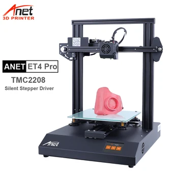 

Anet 3D Printer ET4 Pro Ultra Silent All Metal Printer Auto Self-Leveling With TMC2208 Stepper Driver Support Open Source Marlin