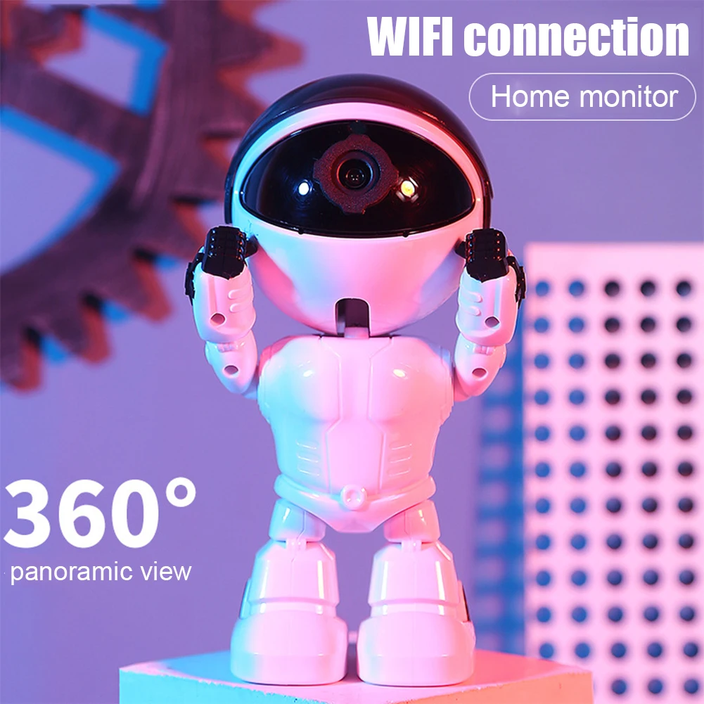 Hd 1080p Wifi Robot Ip Camera Baby Monitor Voice Remote Control Smart