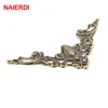 NAIERDI 30PCS Box Corner Brackets 40mm Antique Decorative Protector For Notebook Cover For Menus Photo Frame Furniture Hardware ► Photo 3/6