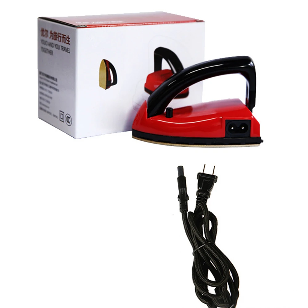 Hot Mini Portable Folding Electric Handheld Steam Iron For Clothes With Teflon Gears 3 Baseplate Flatiron For Home Travel