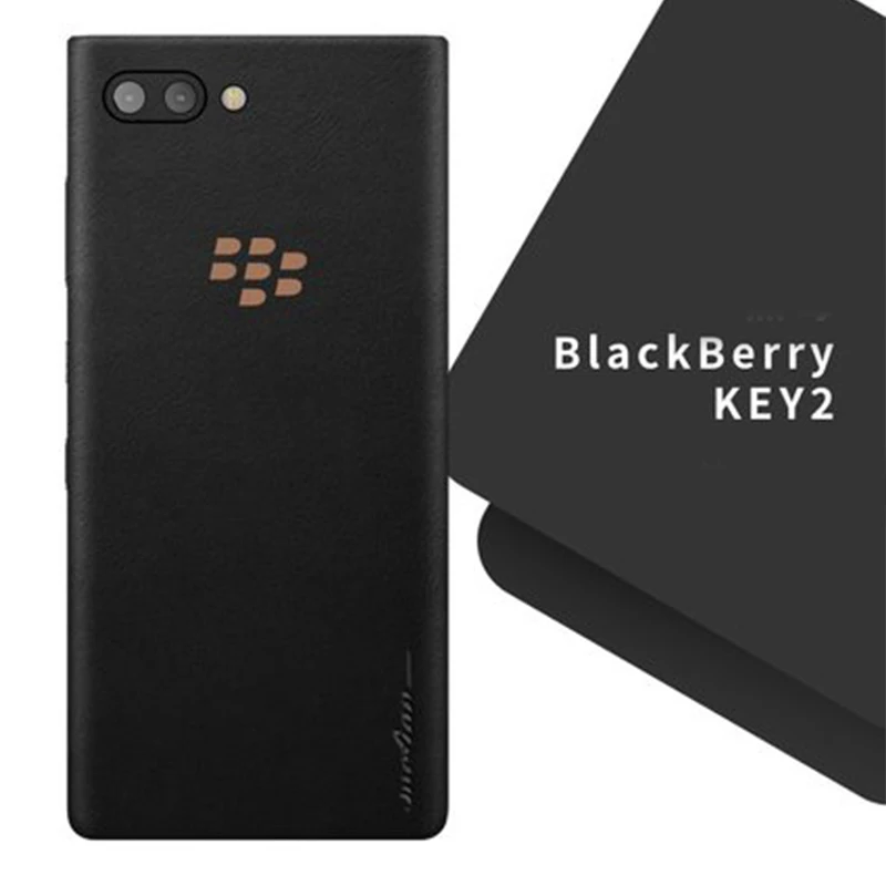 Роскошный чехол из натуральной кожи для Blackberry KEY 2 Ультратонкий задней панели