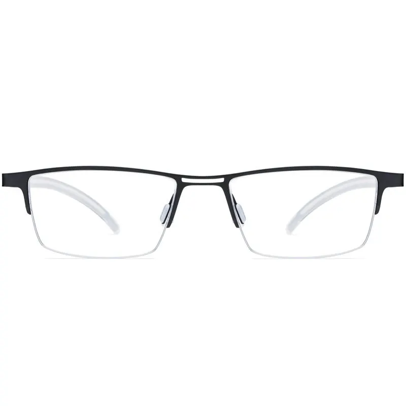 

Matte business half frame pure titanium simple fashion men's glasses frame 1872