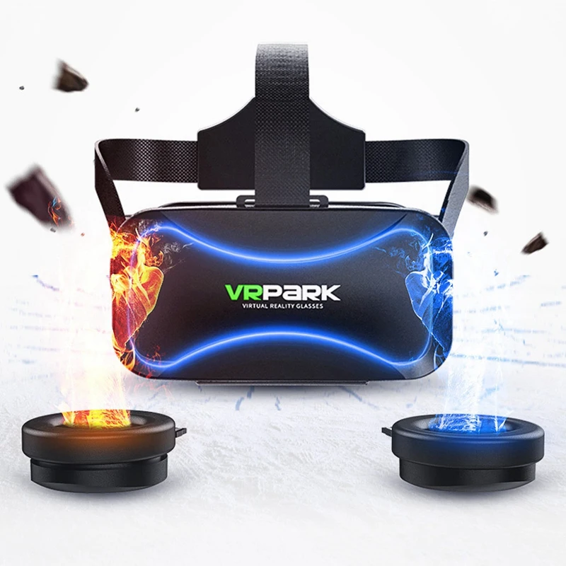 VRPARK VR Виртуальная реальность glase с контроллером 3D VR гарнитура для iPhone Android Smartphone 4,5-6,7 дюймов