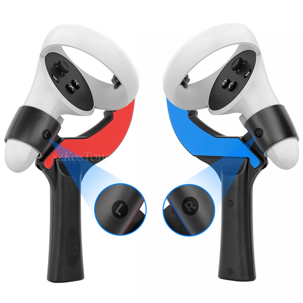 Table Tennis Paddle Grip Handle Oculus Quest 2 ​Controllers Playing Table Tennis VR Game Quest 2 Accessories vr controller