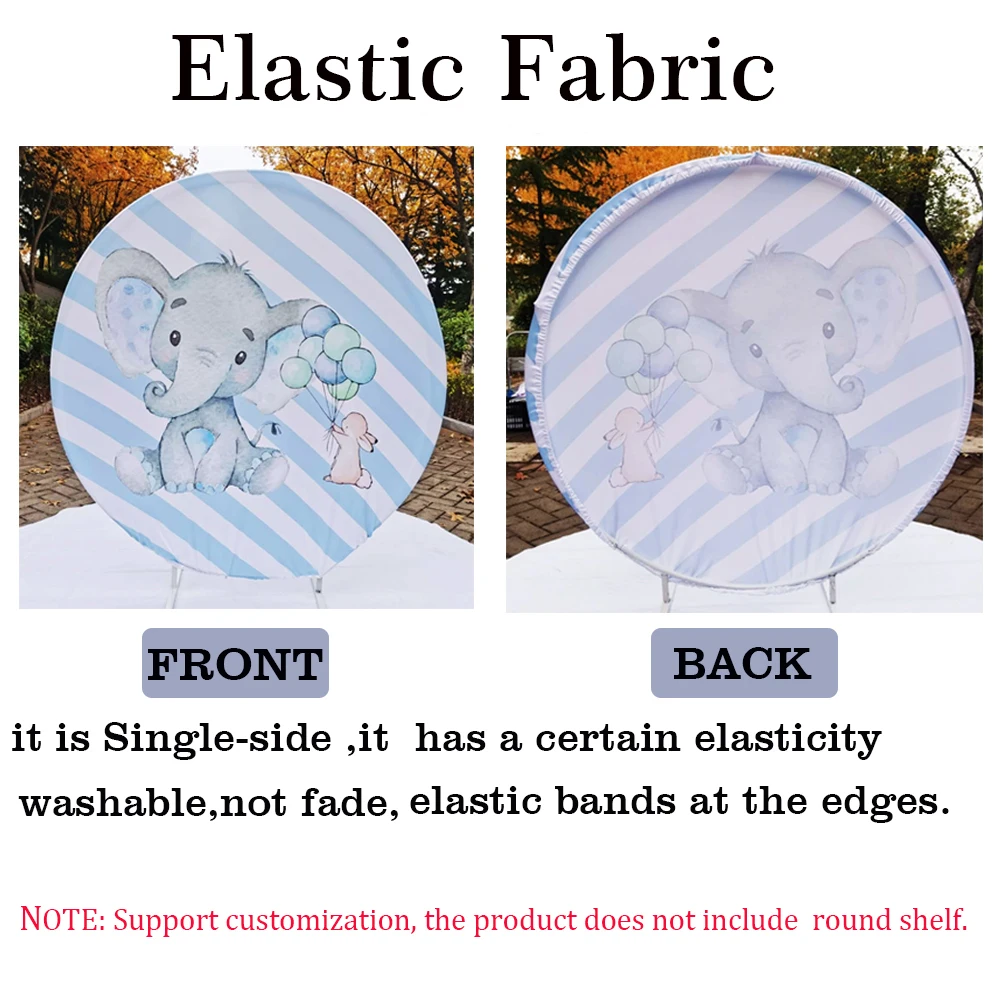 

Custom 150cm round cover elastic fabric 5 sets and 1cylinder covers 33x60cm