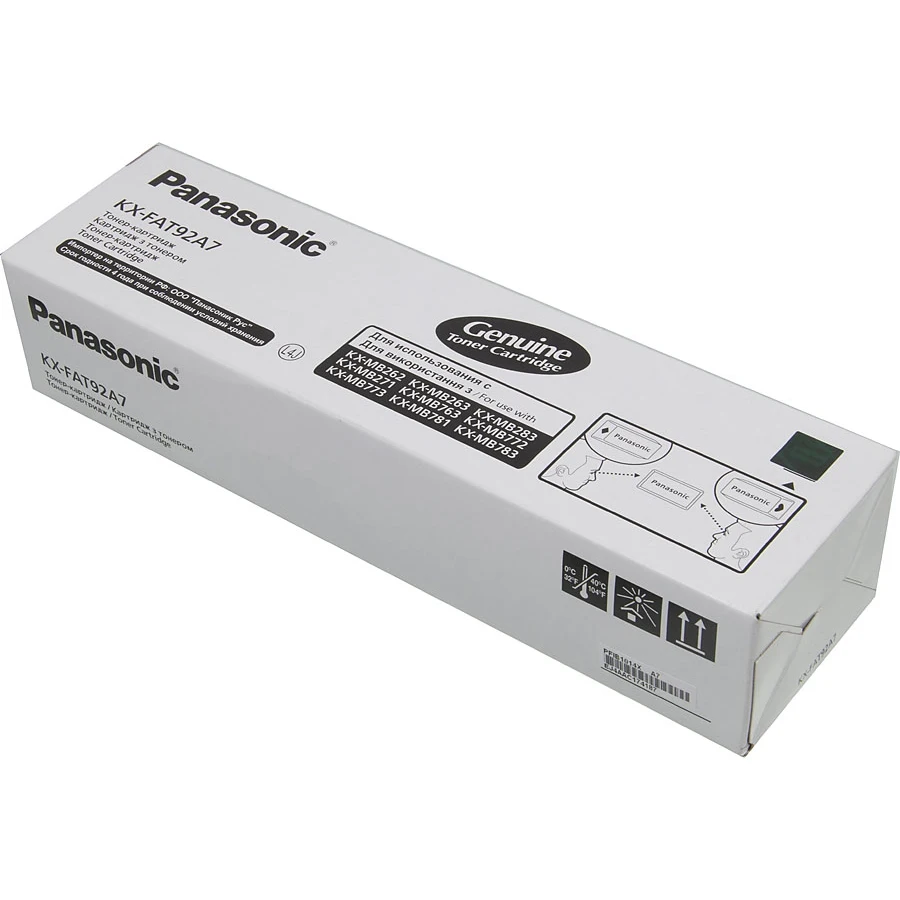 Картридж лазерный Panasonic KX-FAT92A KX-FAT92A7 черный(2000стр.) для Panasonic KX-MB Series