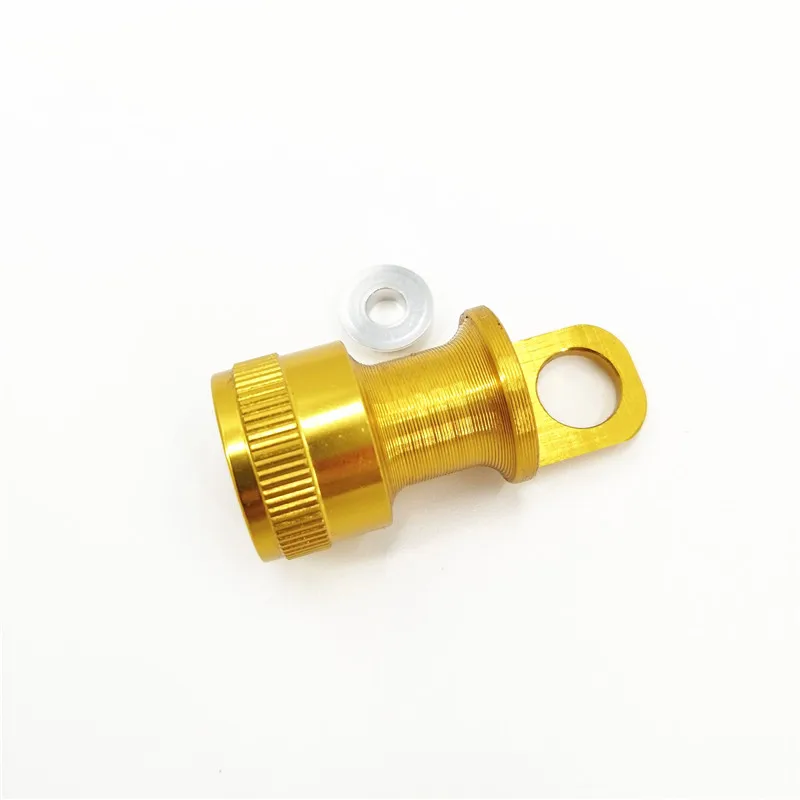 1pcs Gold Складной велосипед быстросъемное крепление педали с пряжкой Brompton mks педаль портативная Рама монтажный крепежный адаптер база - Цвет: 1pcs Gold