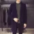 2021 Fashion Men Wool & Blends Mens Casual Business Trench Coat Mens Leisure Overcoat Male Punk Style Blends Dust Coats Куртки