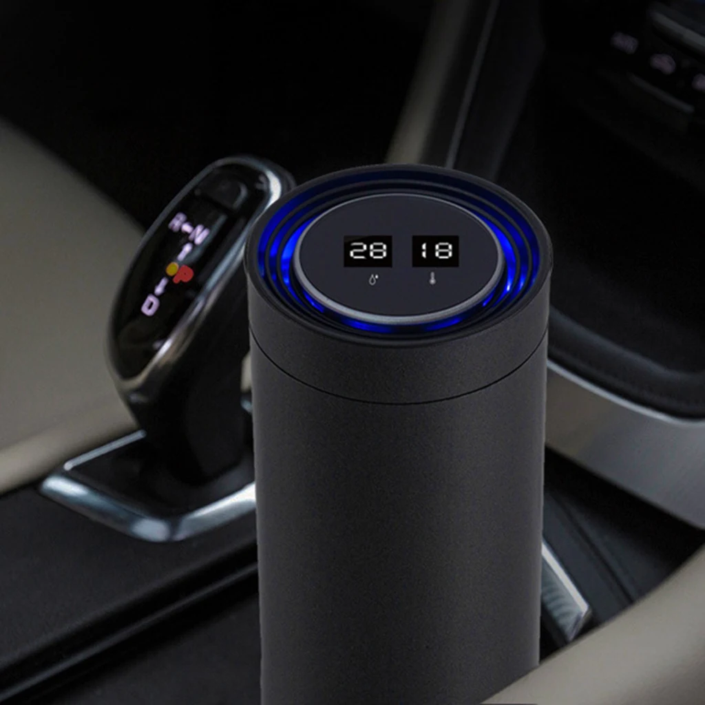 Car Portable Travel Bedroom Air Purifier Freshener Aroma Diffuser Infrared Sensor Air Cleaner For Car Home Office Smoking USB