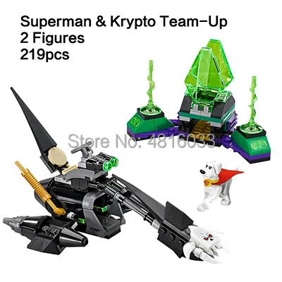 Marvel Супергерои Мстители 4 эндигра Sanctum Minifigs фигурки танос Человек-паук Доктор Стрэндж строительные кубики, детские игрушки в подарок - Цвет: Superman Krypto