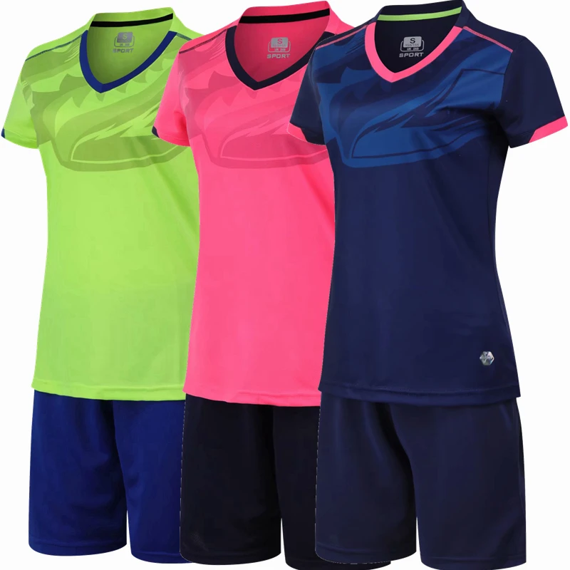 Women Female girl Soccer Jersey Set Football Jersey Tracksuit Soccer V neck Training Suit survetement Football Sport Uniform