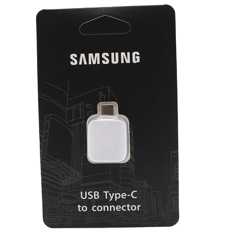 Оригинальный адаптер USB type c otg для Samsung Galaxy A70 A50 S8 S9 plus note 8 A3 A5 2017 поддержка флеш