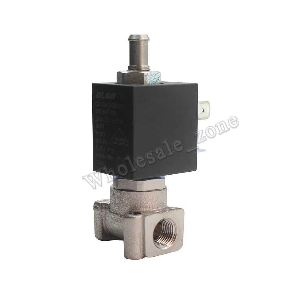 OLAB Italy SERIE 6000 9000 AC 230V N/O G1/8 'латунные кофеварки Паровая воздушная вода 2 положения