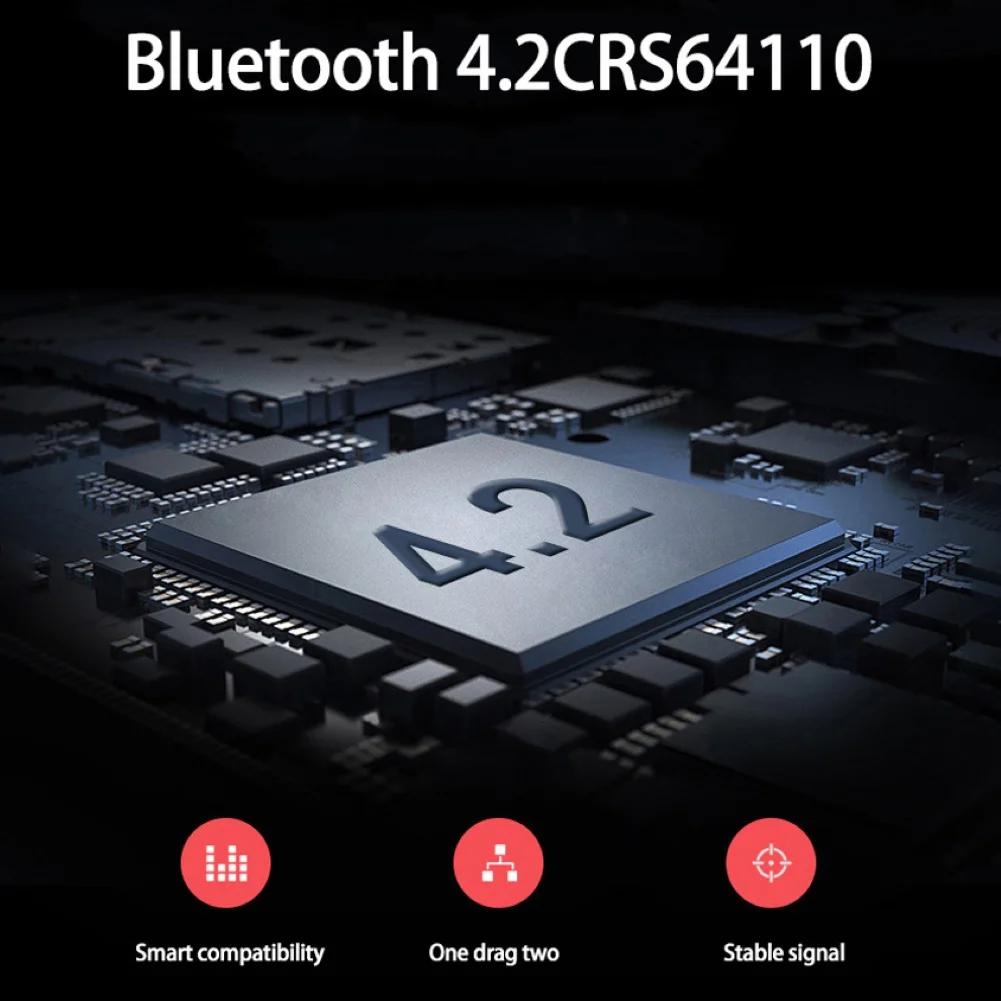 S2 мини Bluetooth беспроводные наушники тяжелый бас стерео водонепроницаемый спортивный наушник с зарядным устройством