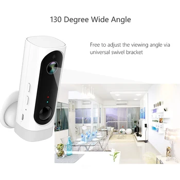 

Smart Security Camera Waterproof Home Office Garage Wall Mount Night Vision Motion Detection Wifi Camera