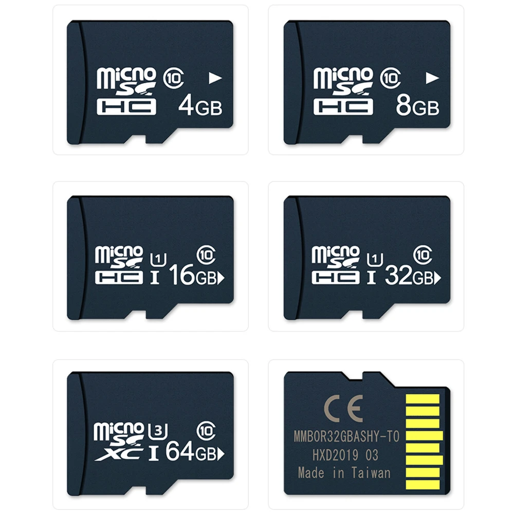 Original Class 10 SD Card 32GB 64GB Micro SD Memory Card 16 32 64 GB Mini Micro SD TF Card With