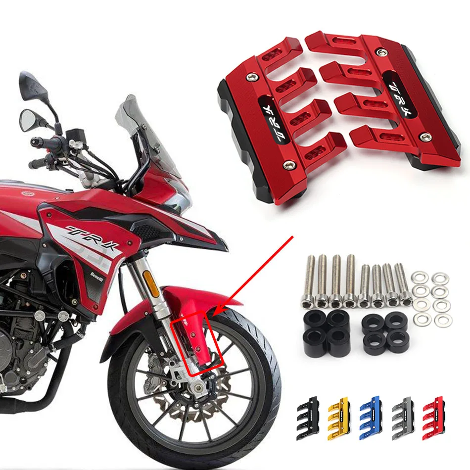 Per Benelli Trk251 Trk125 Trk502 Trk502X Parafango Moto Protezione Forcella Anteriore Blocco Protezione Parafango Anteriore Accessori Slider
