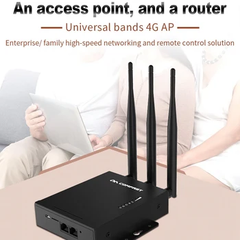 

Com-fa-st CF-E7 Outdoor 2.4G LTE Wireless AP Wifi Router Plug and Play 4G SIM Card Waterproof Wireless Router 3X5DBi Antenna AP