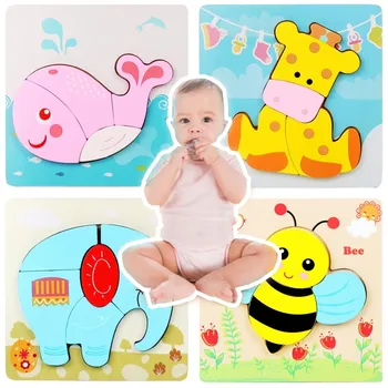 

Tangram Shapes Learning Jigsaw Animal Baby Toys Wooden 3d Puzzle Cartoon Intelligence Kids Educational Brain Teaser Children