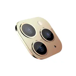 Premium Alloy Camera Lens Protector with Easy Application (Gold)