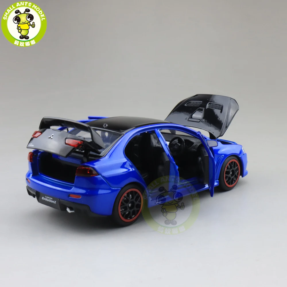 1/32 JACKIEKIM Mitsubishi Lancer EVO X 10 BBS RHD с черной крышей литая модель автомобиля игрушки для детей Подарки для мальчиков девочек