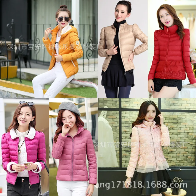 

2018 Winter Hot Selling Cotton-padded Clothes Women's Korean-style Fashion Thick WOMEN'S Dress Loose-Fit Cotton-padded Clothes S