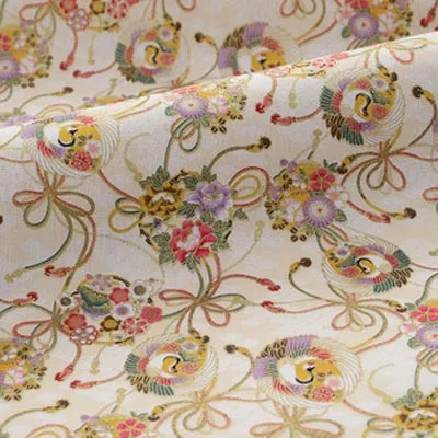 Хлопок бронзовая японский стиль Карп Сакура бабочка кран цветок ткани для DIY ремесло лоскутное домашний декор ручной работы сумка - Цвет: 23