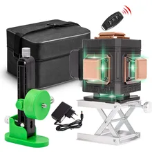 

Laser Level 3D12/16 Lines Self-leveling 360 Degree Rotary Cross Horizontal & Vertical Wall Stick Green Beam Line Level Laser