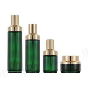 

150ml glass lotion bottles with press pump for Cosmetic Toner lotion Essence liquid Skin Care packaging Empty cosmetic container
