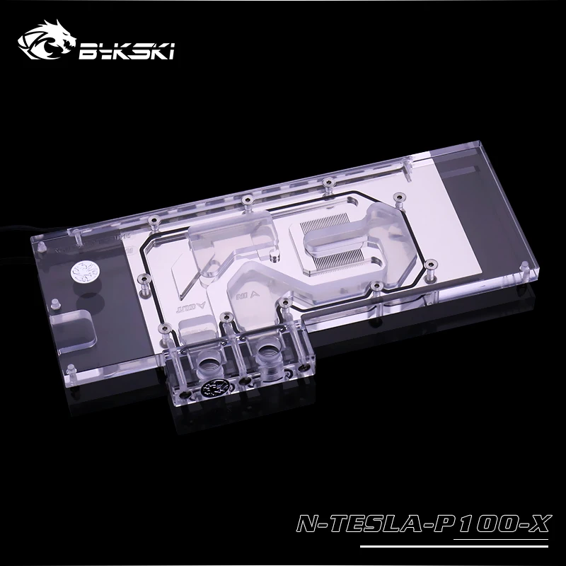 Bykski N-TESLA-P100-X GPU водяного охлаждения блок для TESLA-P100