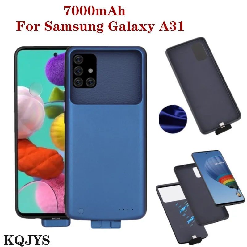 

7000mAh Magnetic Charging Power Case for Samsung Galaxy A31 Battery Case External Power Bank Battery Charger Case For Galaxy A31