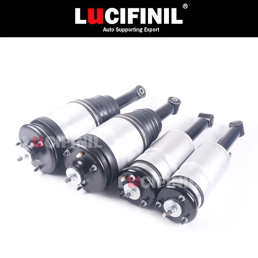 Lucifinil 2 Pcs Nuovo Molla Di Sospensione Dell'Aria Borsa Posteriore Puntoni Shock Absorber Fit Land Rover Lr3 Lr4 Discoverer 3 Rtd501090