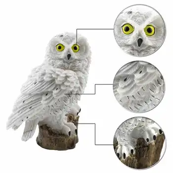 

LED solar energy suitable for outdoor garden roadside owl lawn lamp decorative lamp