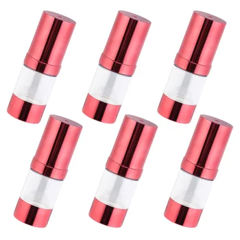 

6pcs 15ml Plastic Lotion Bottles Cosmetic Storage Bottle Subpackaging Bottles