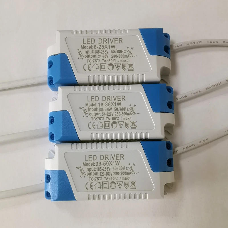 Светодиодный источник питания 8-50 Вт AC220V неизолированный трансформатор 24 36 48