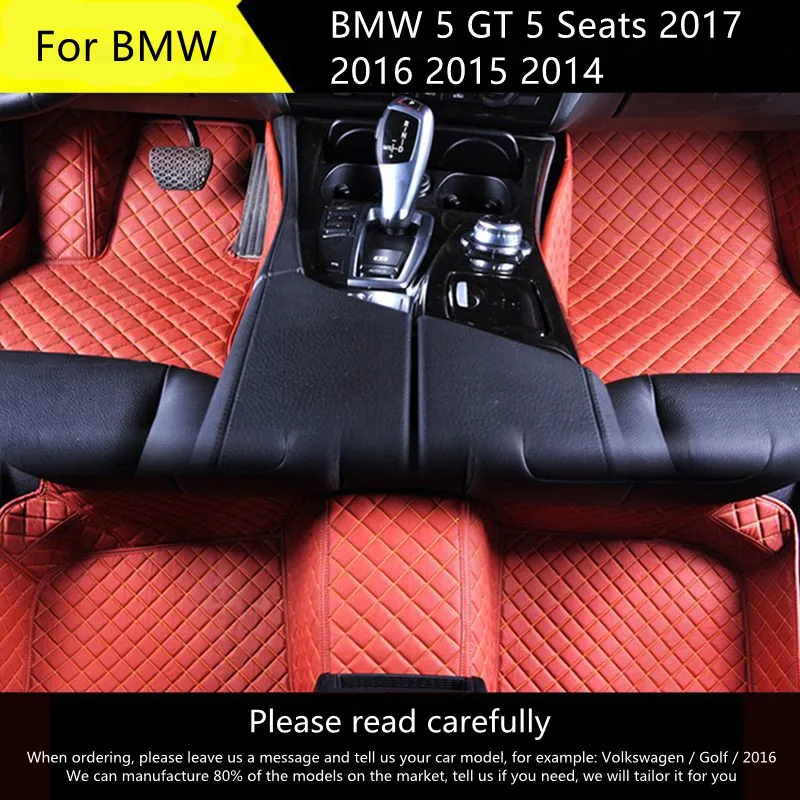 

Для BMW 5 GT 5 мест 2017 2016 2015 2014 ковры кожаные провода петли автомобильные аксессуары пользовательские автомобильные коврики