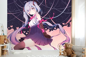 

[Self-Adhesive] 3D Hatsune Miku 12444820018 Japan Anime Wall Paper mural Wall Print Decal Wall Murals