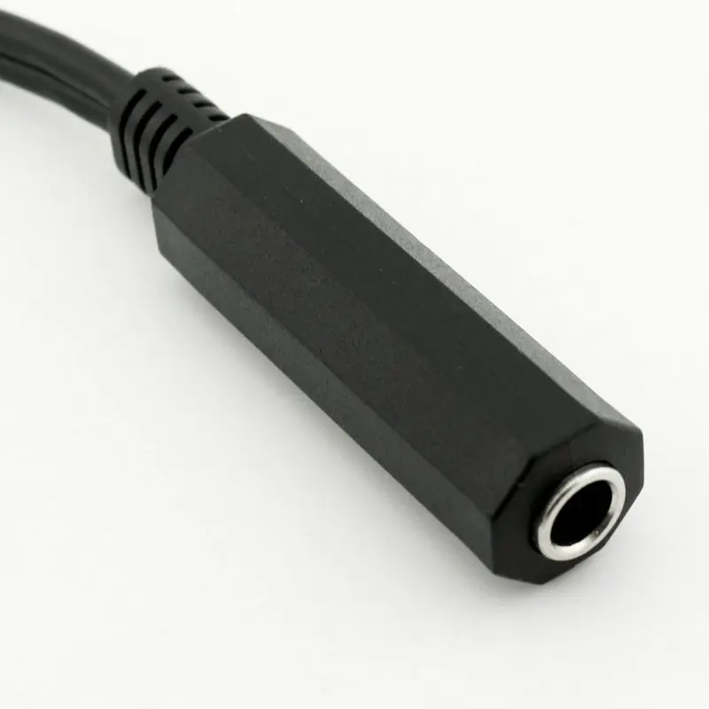 Ҹ 1pc 6.35mm 1/4 ġ ׷ TRS  2  6.35mm  TS  Y й ̺