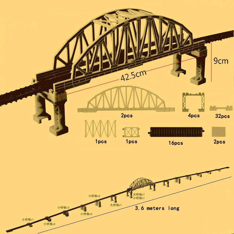 Горячие электрические аксессуары для поезда песок стол сцена модели возвышенный Мост Строительство железнодорожная станция пещера туннель пересечение малыш крутая игрушка