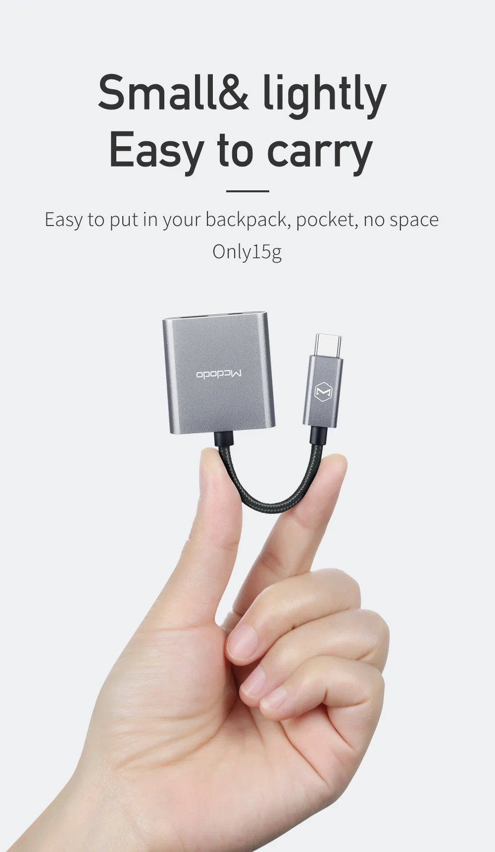 Mcdodo 60 Вт PD Быстрая зарядка USB C К DC3.5 мм+ тип-c цифровой аудио адаптер DAC Hi-Res Aux кабель для iPad Pro Macbook samsung huawei