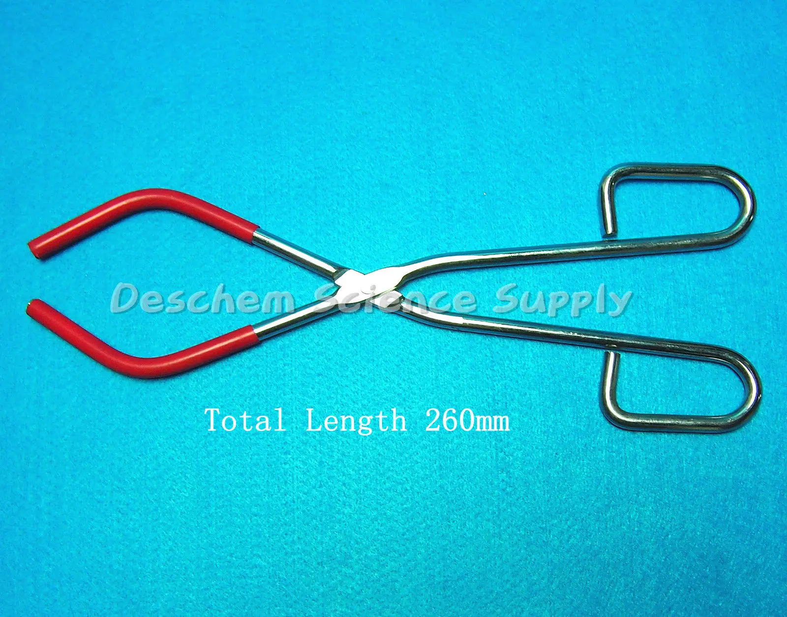 Lab Beaker Tongs Iron Holder Clip Total Length 260mm